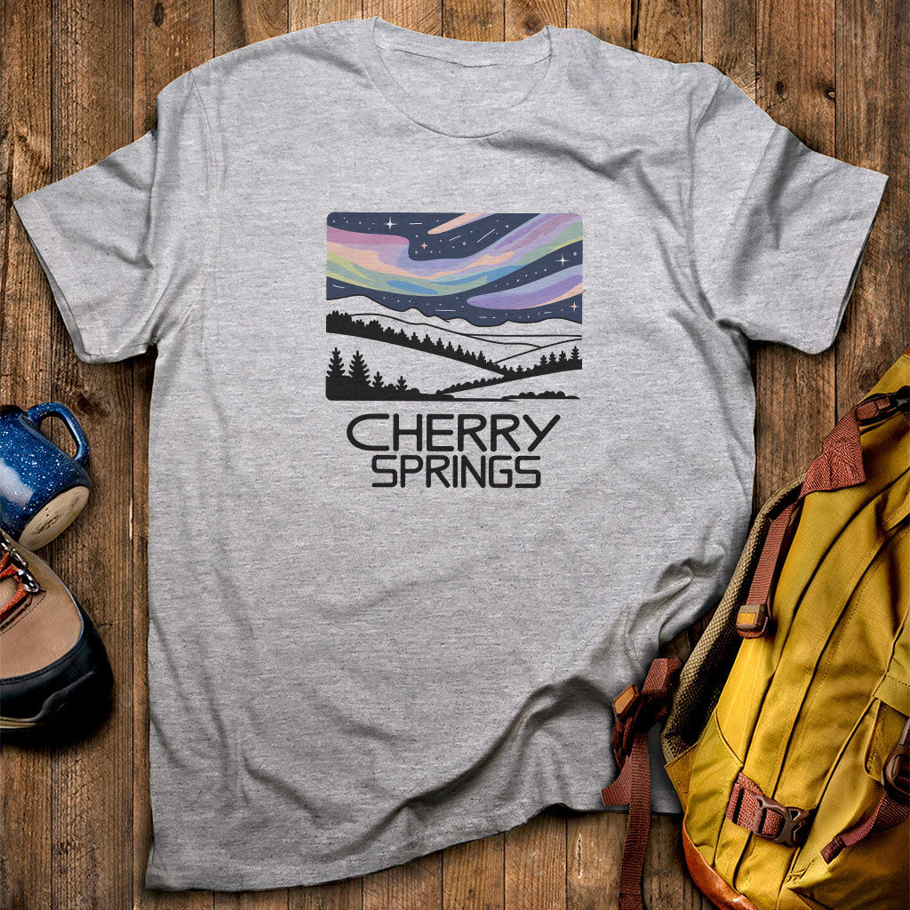 Cherry Springs at Night T-Shirt Sport Grey Adventure and Outdoors Themed T-Shirt