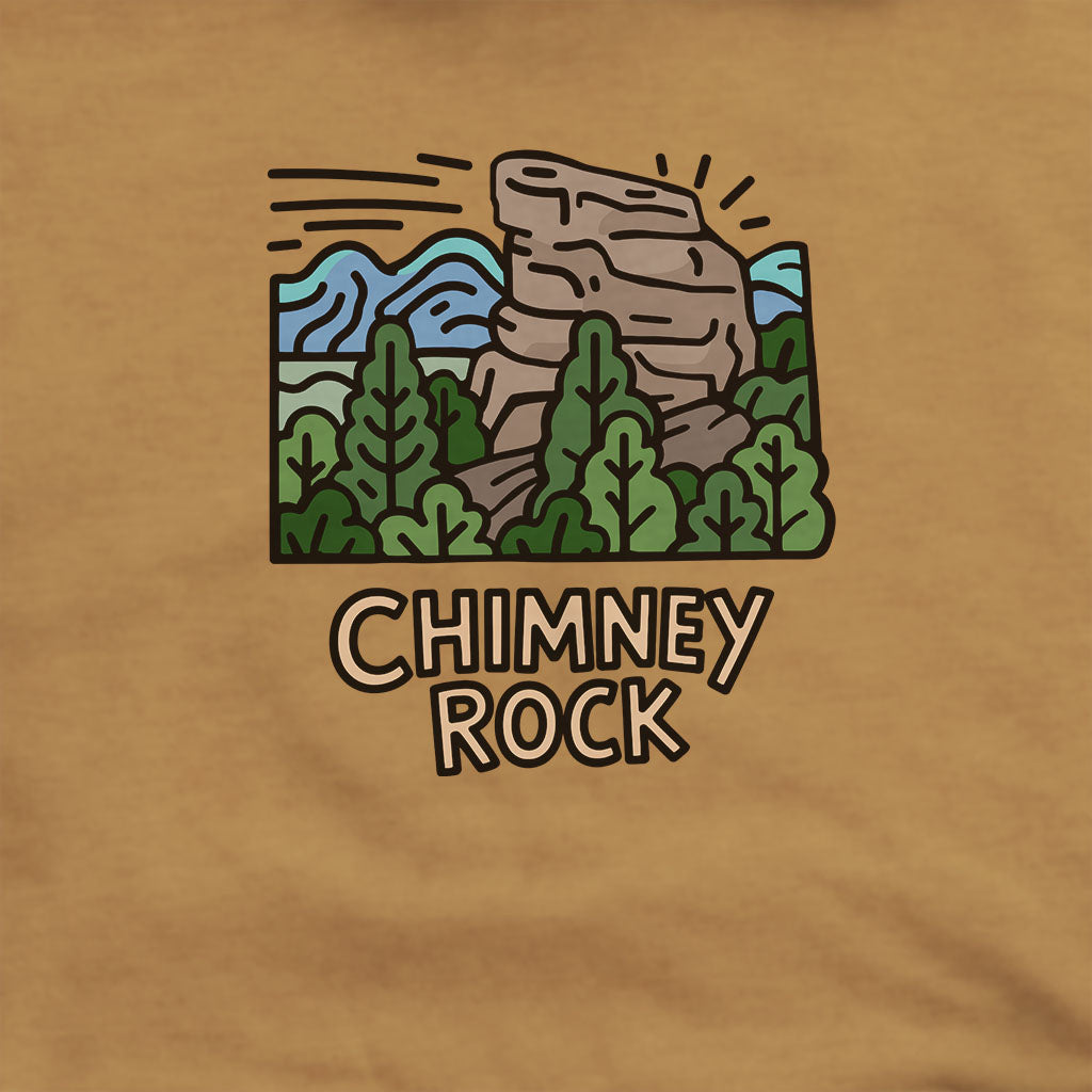Chimney Rock Hoodie Adventure and Outdoors Themed Hoodie