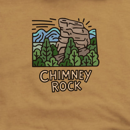 Chimney Rock Hoodie Adventure and Outdoors Themed Hoodie