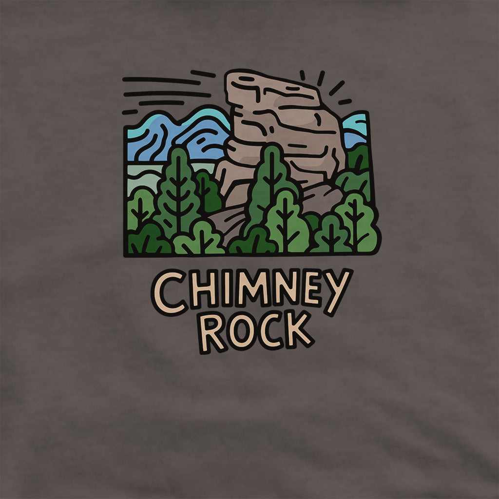 Chimney Rock Hoodie Adventure and Outdoors Themed Hoodie