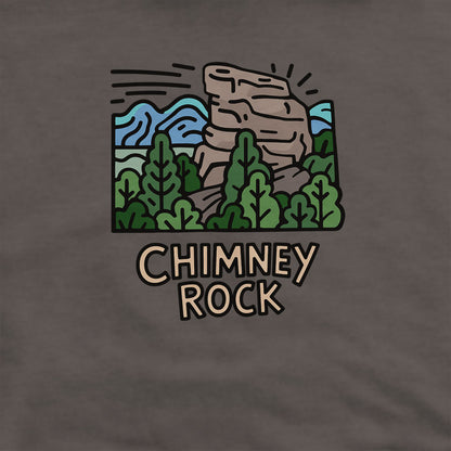 Chimney Rock Hoodie Adventure and Outdoors Themed Hoodie