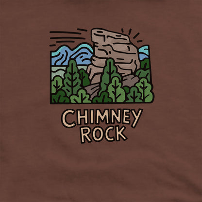 Chimney Rock Hoodie Adventure and Outdoors Themed Hoodie