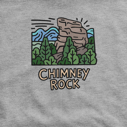 Chimney Rock Hoodie Adventure and Outdoors Themed Hoodie