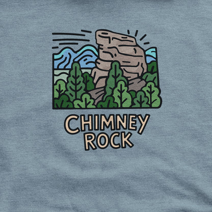 Chimney Rock Hoodie Adventure and Outdoors Themed Hoodie