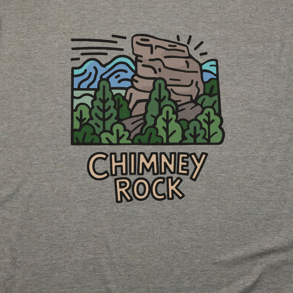 Chimney Rock T-Shirt Adventure and Outdoors Themed T-Shirt