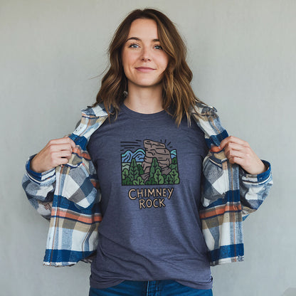 Chimney Rock T-Shirt Adventure and Outdoors Themed T-Shirt