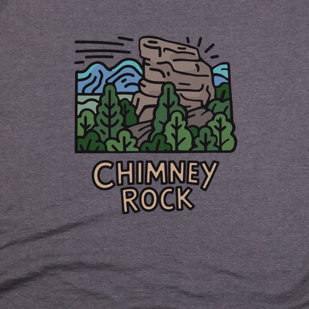 Chimney Rock T-Shirt Adventure and Outdoors Themed T-Shirt