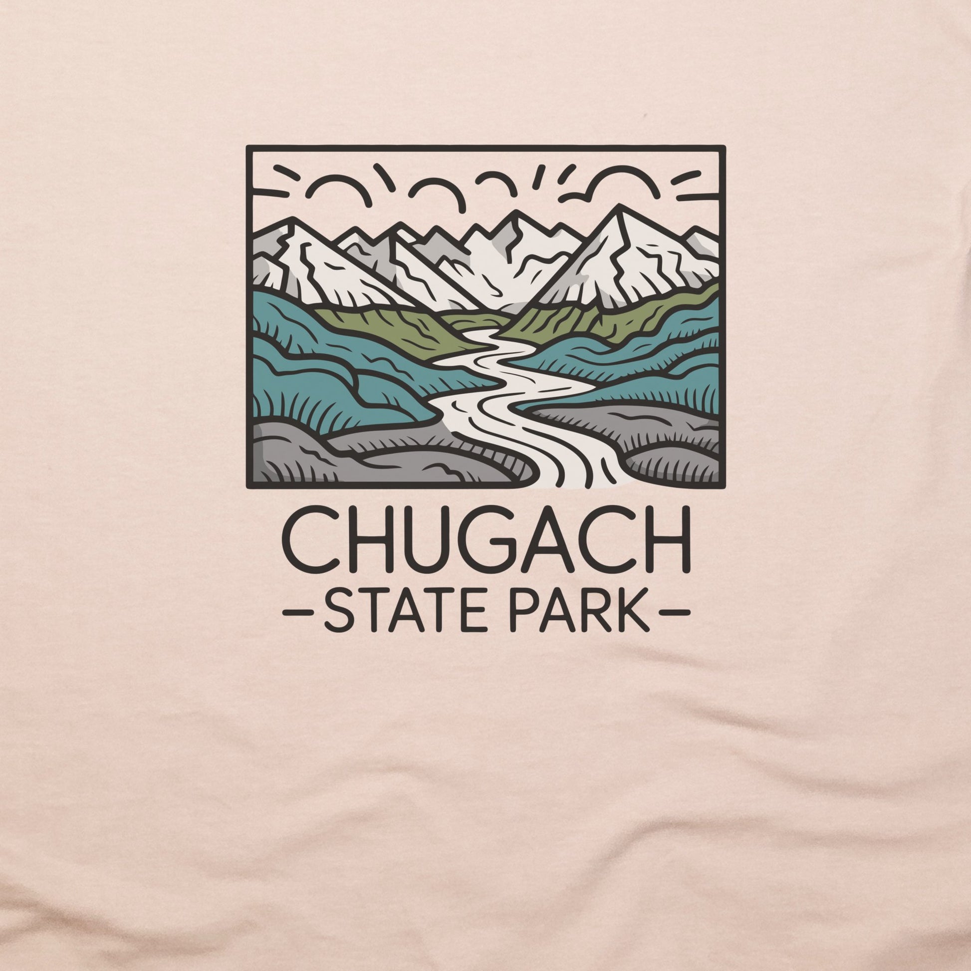 Chugach State Park T-Shirt Adventure and Outdoors Themed T-Shirt
