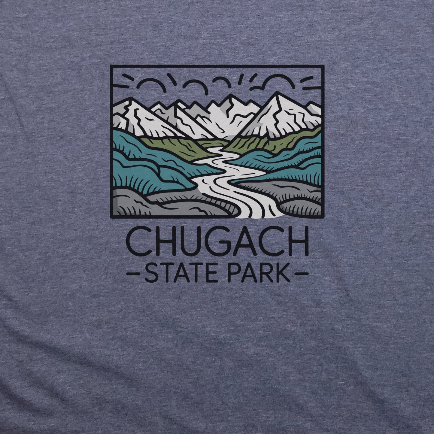 Chugach State Park T-Shirt Adventure and Outdoors Themed T-Shirt