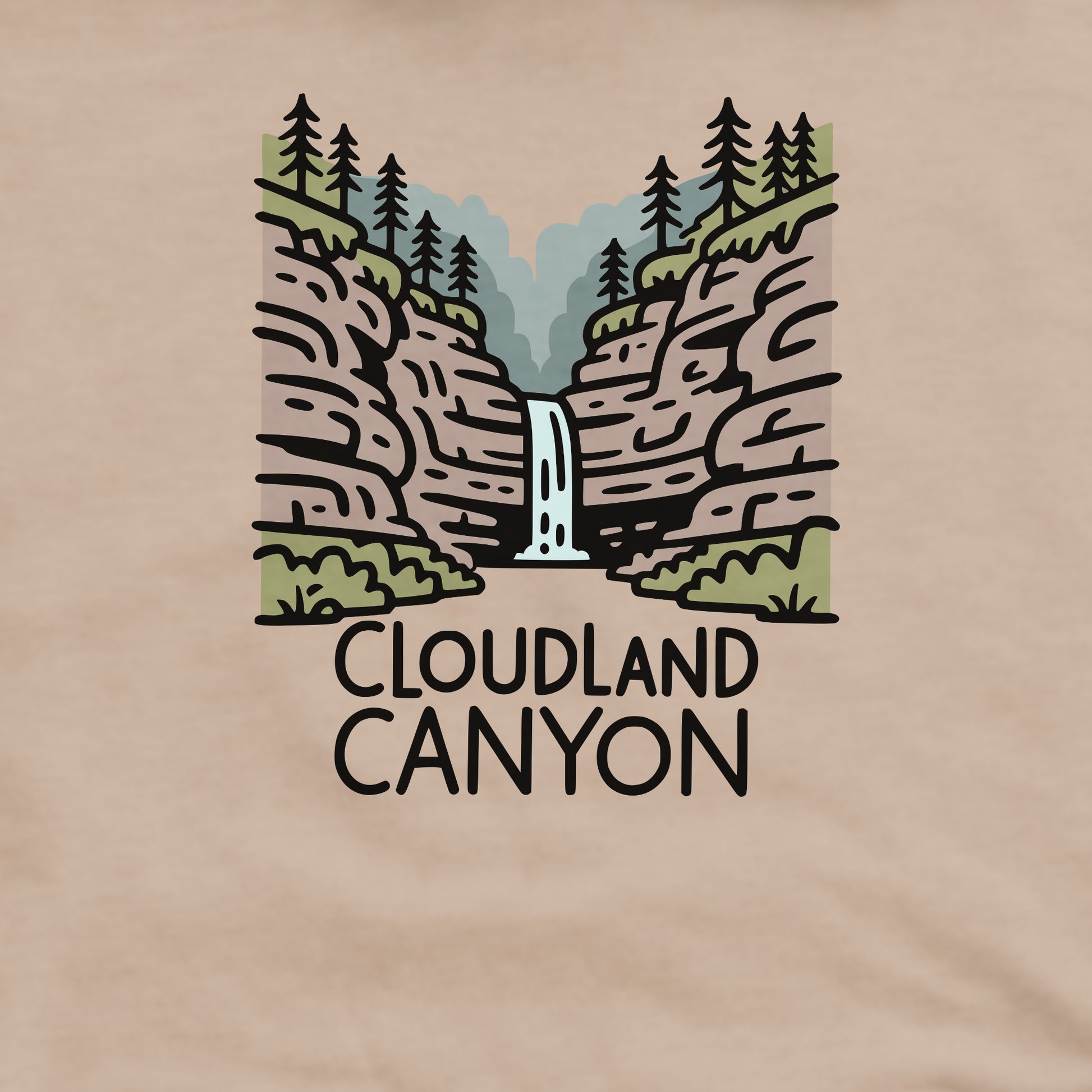 Cloudland Canyon State Park Crewneck Sweatshirt Adventure and Outdoors Themed Sweatshirt