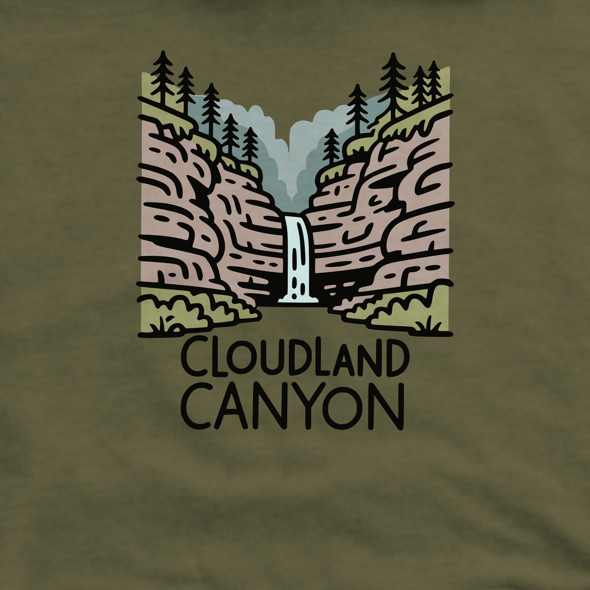 Cloudland Canyon State Park Crewneck Sweatshirt Adventure and Outdoors Themed Sweatshirt