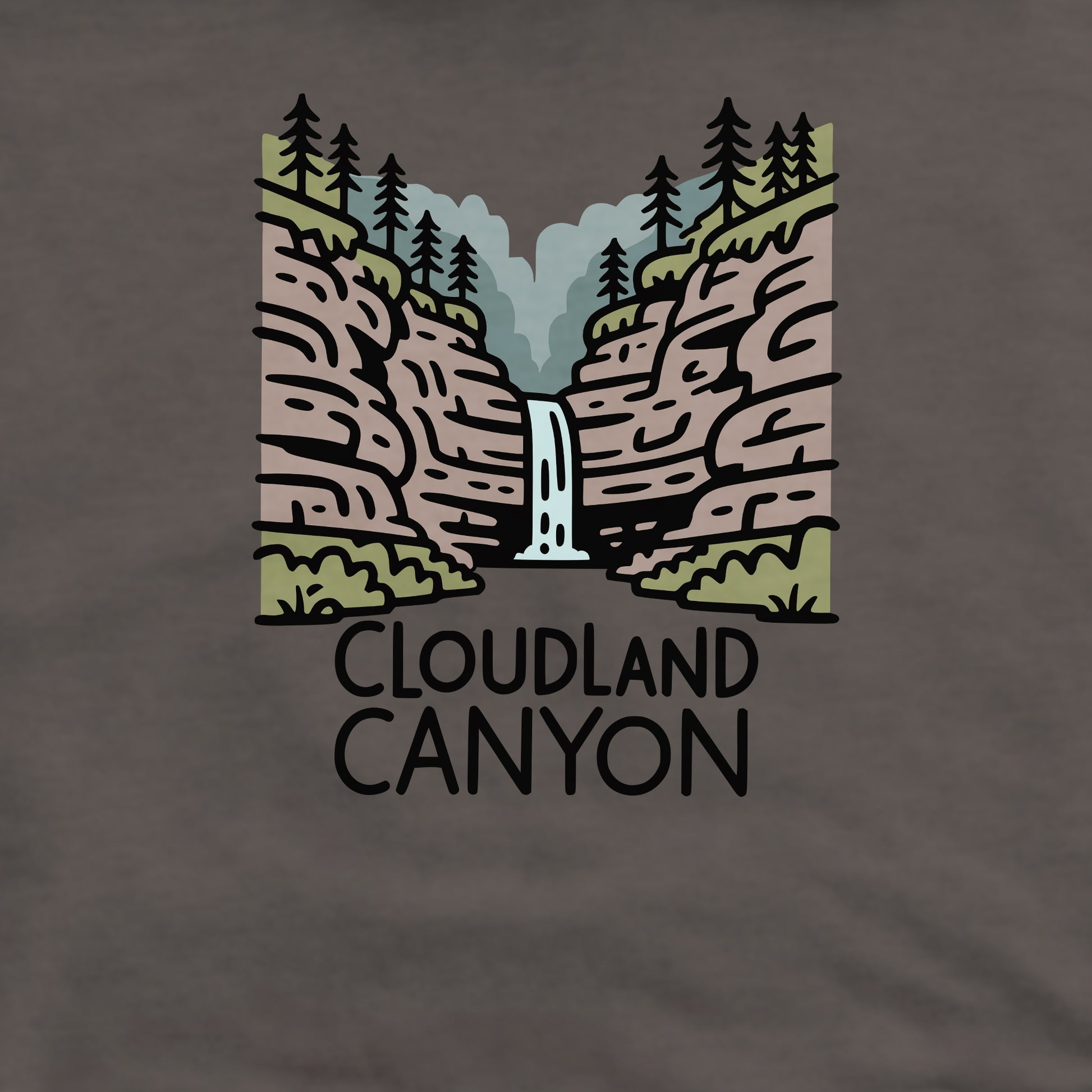 Cloudland Canyon State Park Crewneck Sweatshirt Adventure and Outdoors Themed Sweatshirt