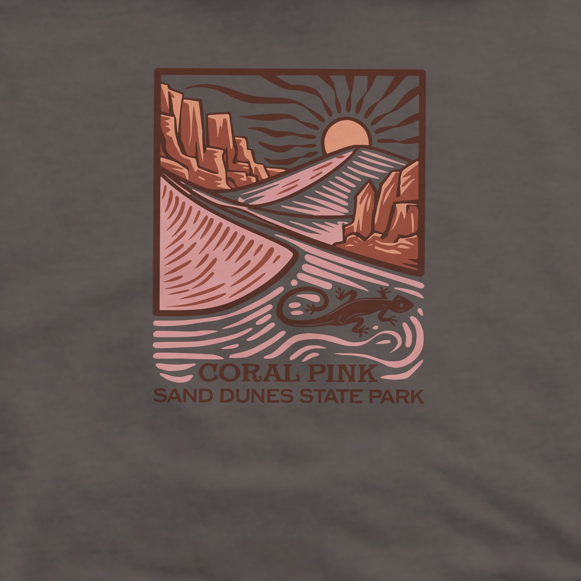 Coral Pink Sand Dunes State Park Crewneck Sweatshirt Adventure and Outdoors Themed Sweatshirt