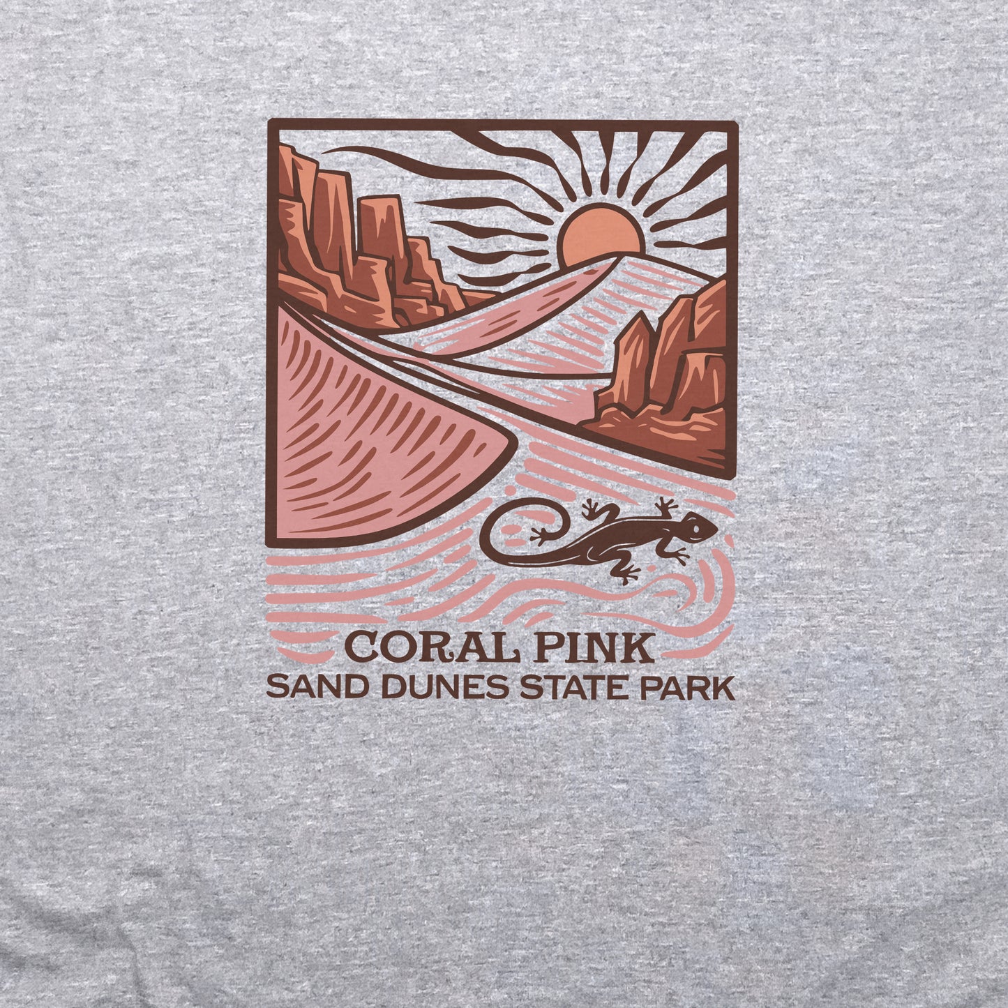 Coral Pink Sand Dunes State Park Crewneck Sweatshirt Adventure and Outdoors Themed Sweatshirt