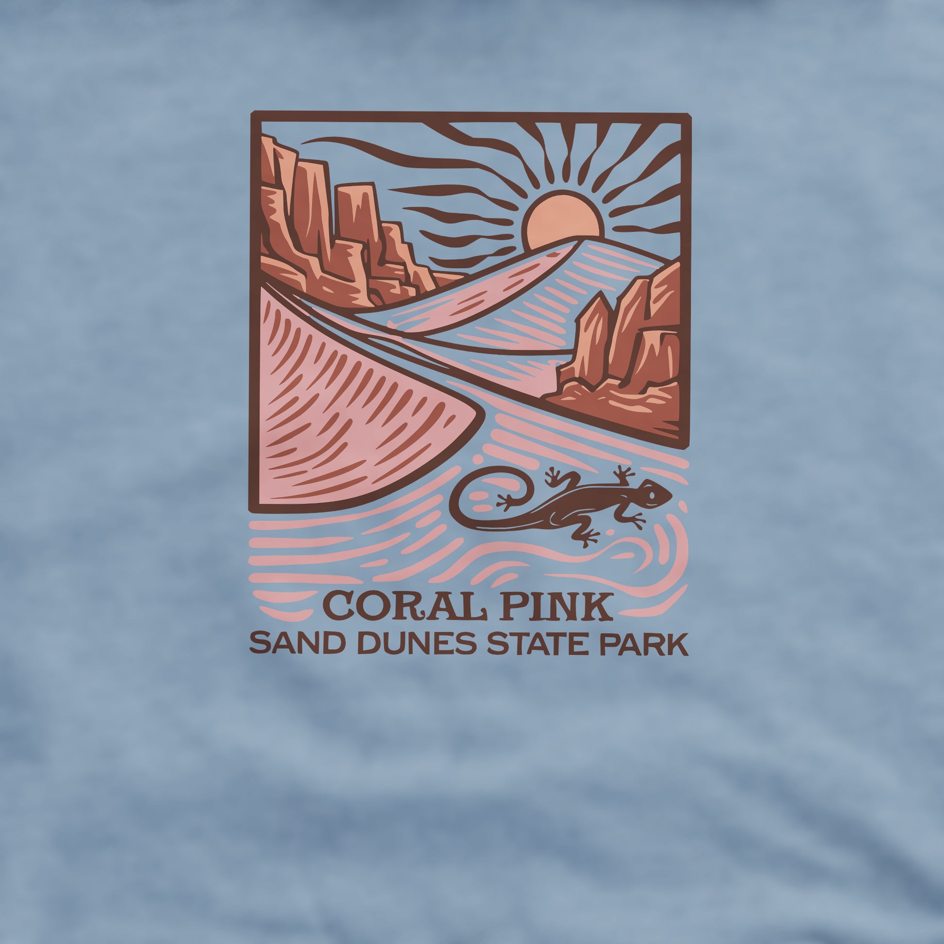 Coral Pink Sand Dunes State Park Crewneck Sweatshirt Adventure and Outdoors Themed Sweatshirt