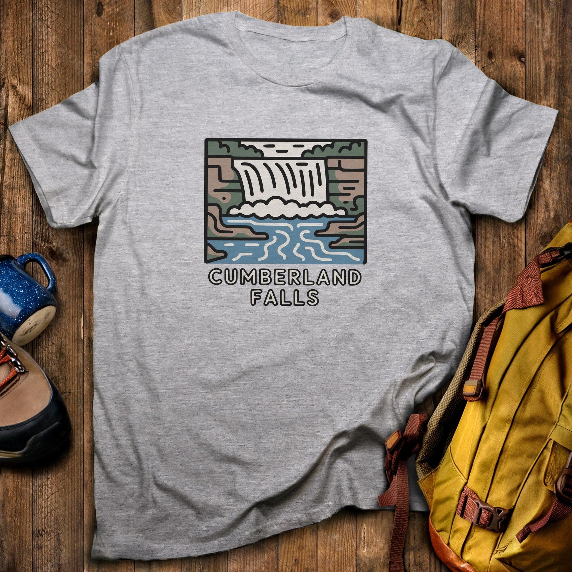 Cumberland Falls State Park T-Shirt Sport Grey Adventure and Outdoors Themed T-Shirt