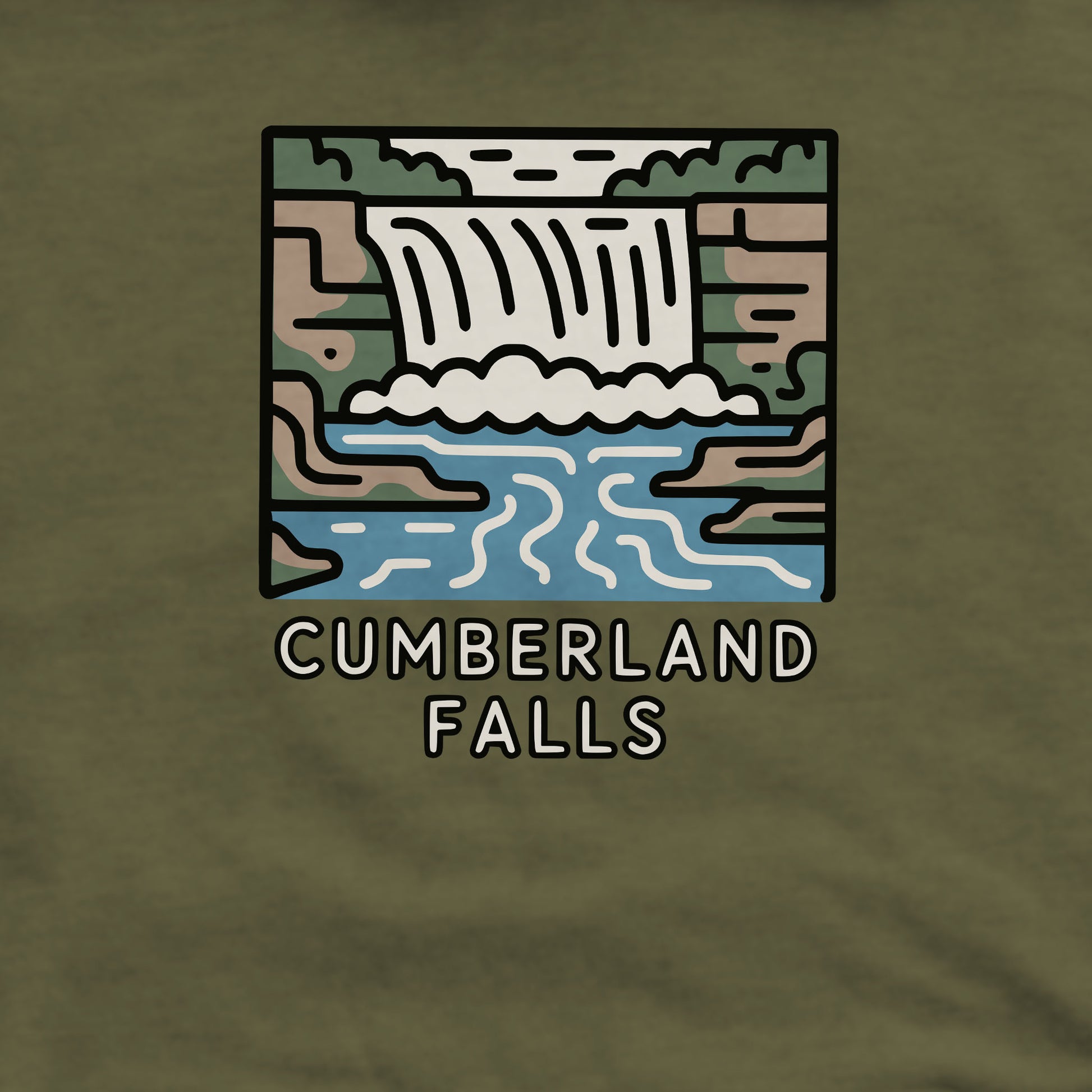 Cumberland Falls State Park Crewneck Sweatshirt Adventure and Outdoors Themed Sweatshirt