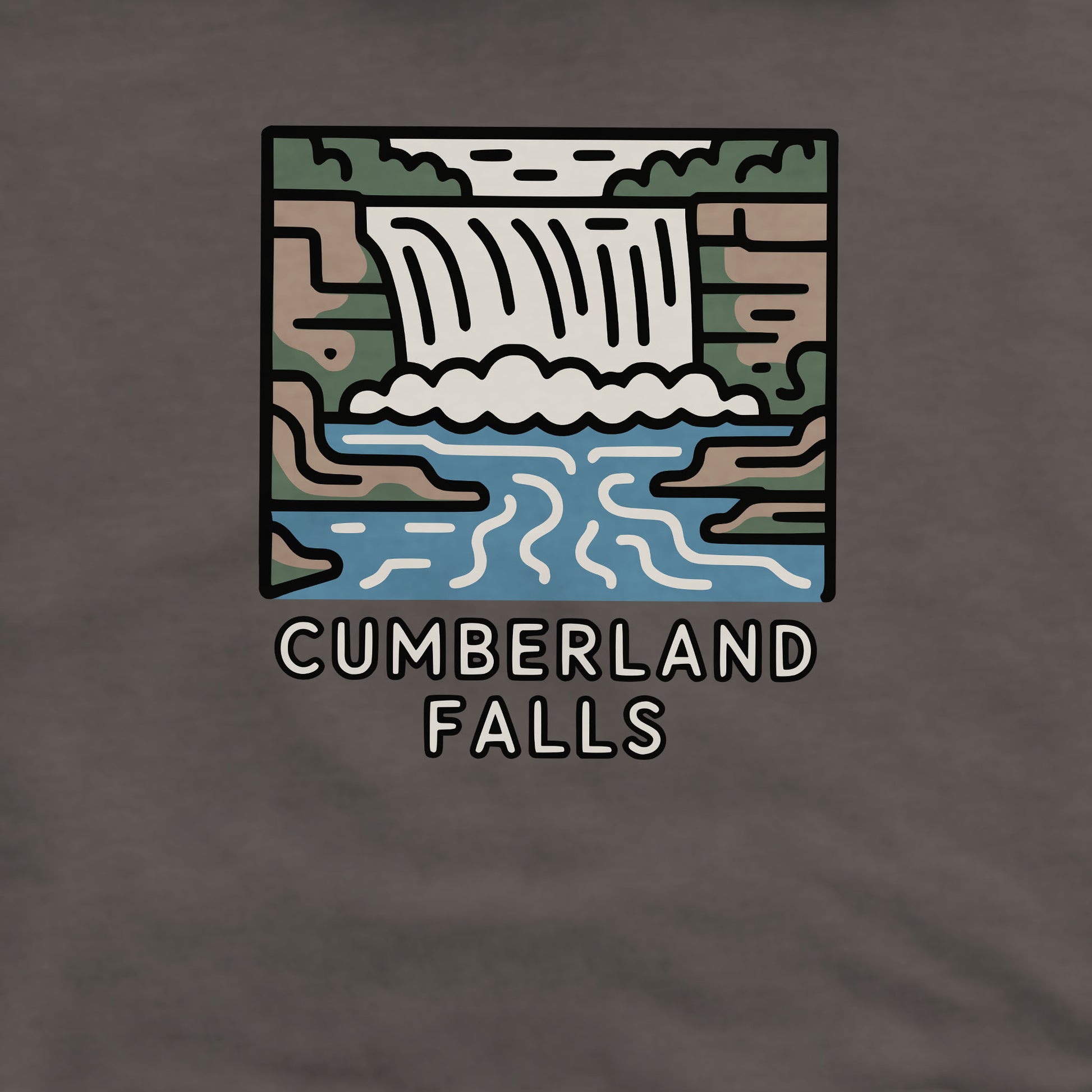 Cumberland Falls State Park Crewneck Sweatshirt Adventure and Outdoors Themed Sweatshirt