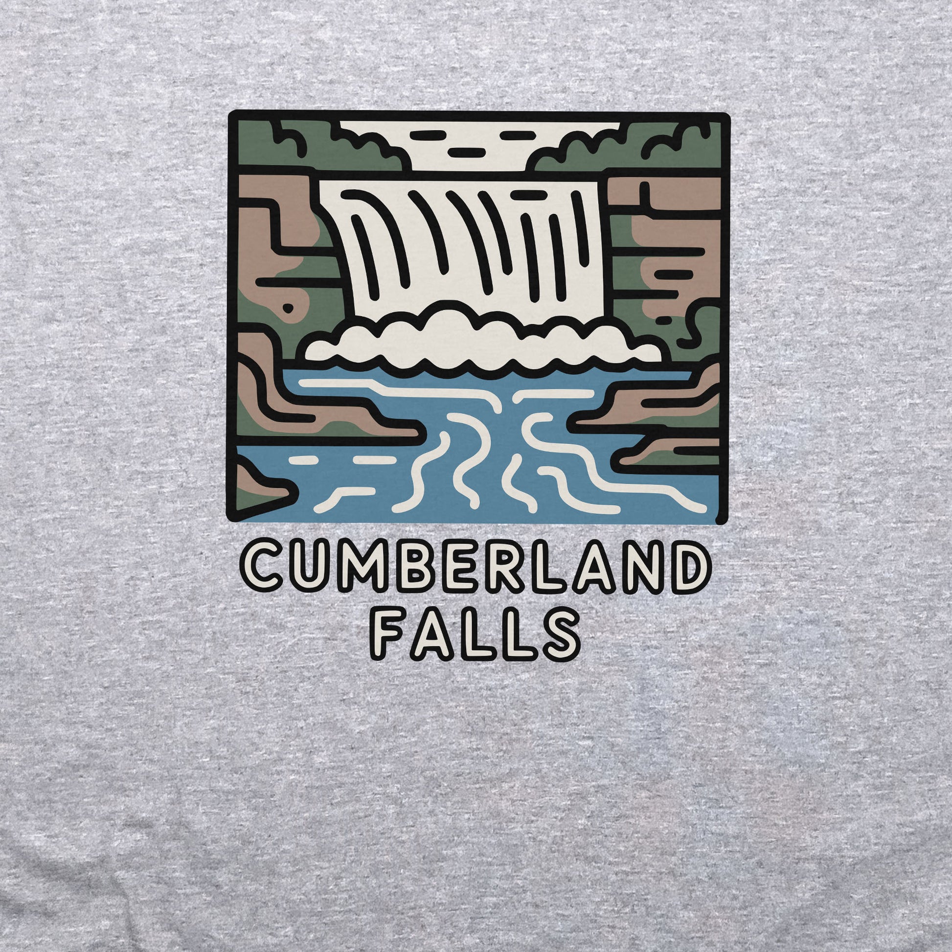 Cumberland Falls State Park Crewneck Sweatshirt Adventure and Outdoors Themed Sweatshirt
