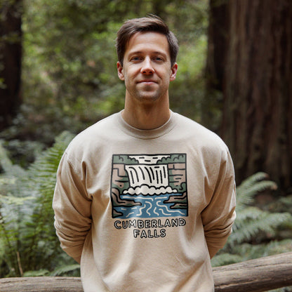 Cumberland Falls State Park Crewneck Sweatshirt Adventure and Outdoors Themed Sweatshirt