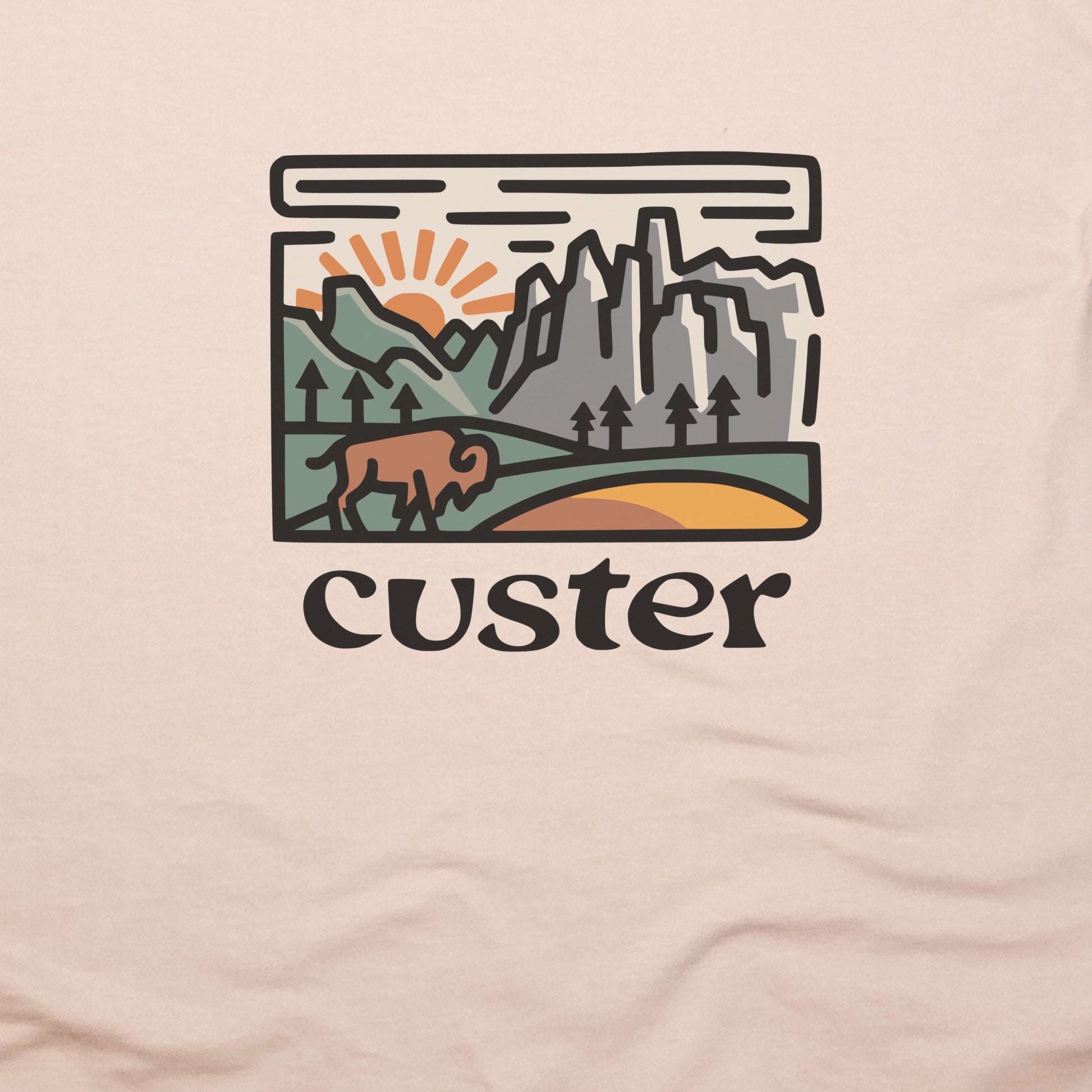 Custer State Park T-Shirt Adventure and Outdoors Themed T-Shirt