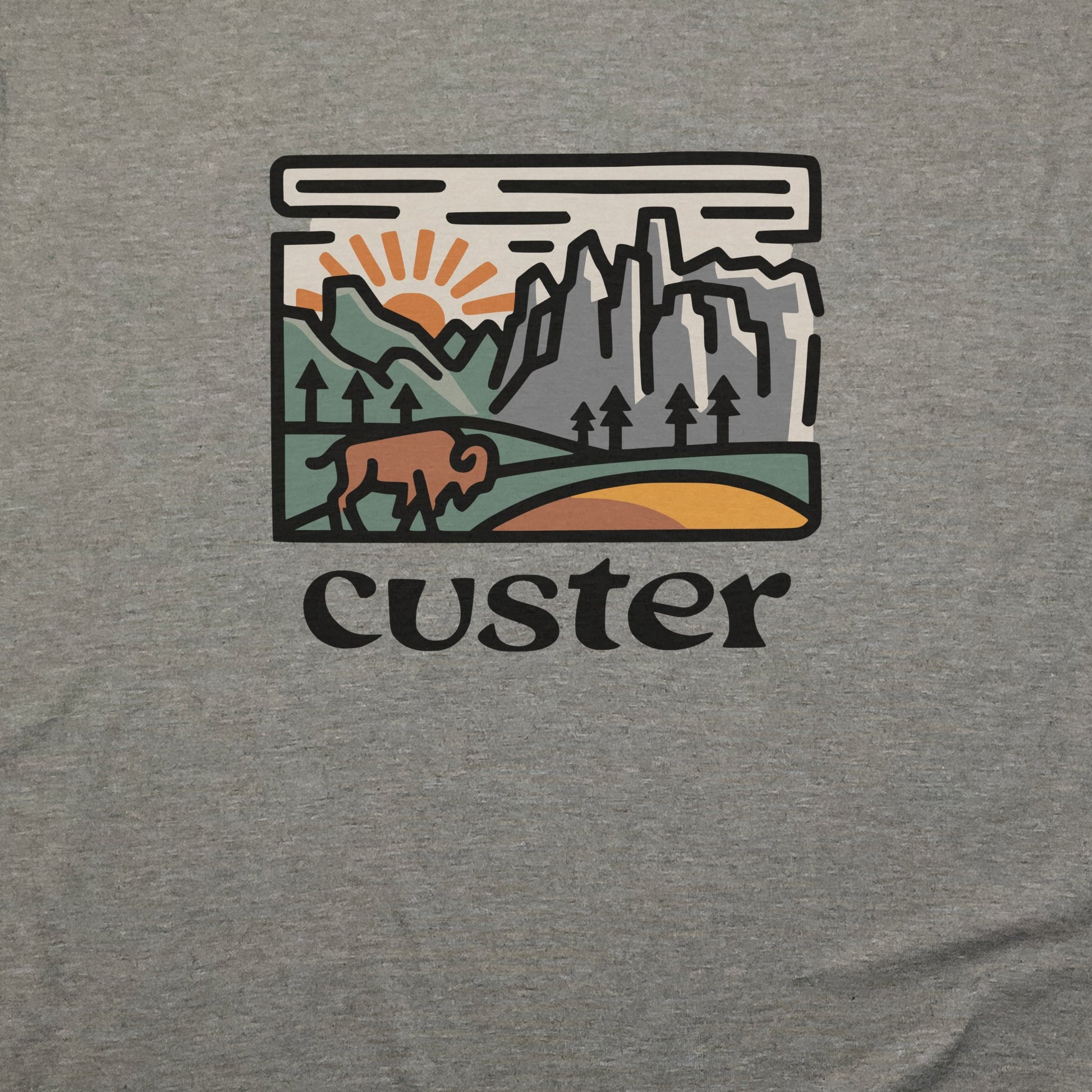 Custer State Park T-Shirt Adventure and Outdoors Themed T-Shirt