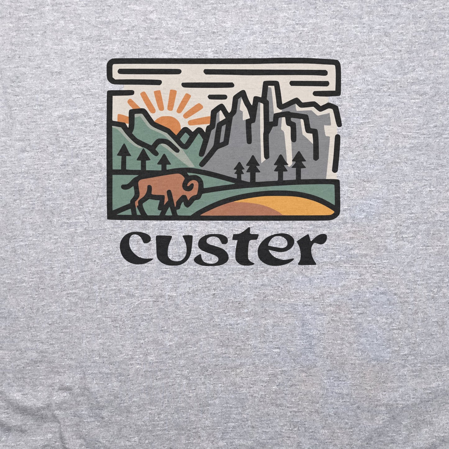 Custer State Park T-Shirt Adventure and Outdoors Themed T-Shirt