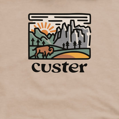 Custer State Park Crewneck Sweatshirt Adventure and Outdoors Themed Sweatshirt