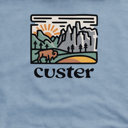 Custer State Park Crewneck Sweatshirt Adventure and Outdoors Themed Sweatshirt
