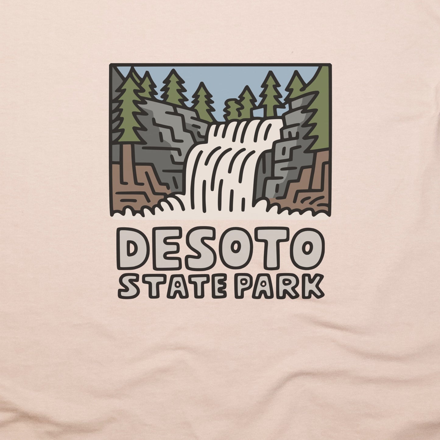 Desoto State Park T-Shirt Adventure and Outdoors Themed T-Shirt