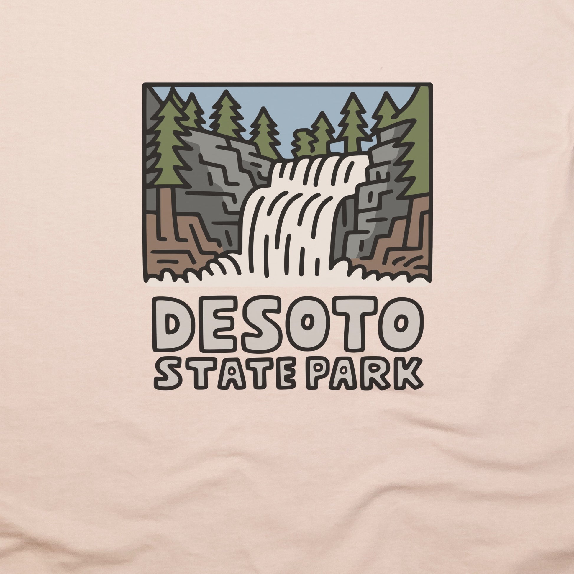 Desoto State Park T-Shirt Adventure and Outdoors Themed T-Shirt