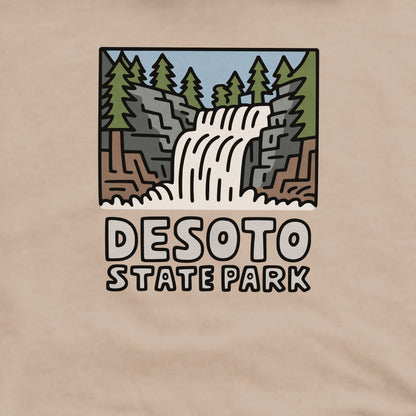DeSoto State Park Crewneck Sweatshirt Adventure and Outdoors Themed Sweatshirt
