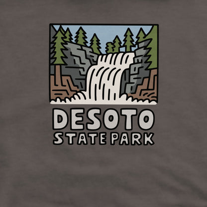 DeSoto State Park Crewneck Sweatshirt Adventure and Outdoors Themed Sweatshirt