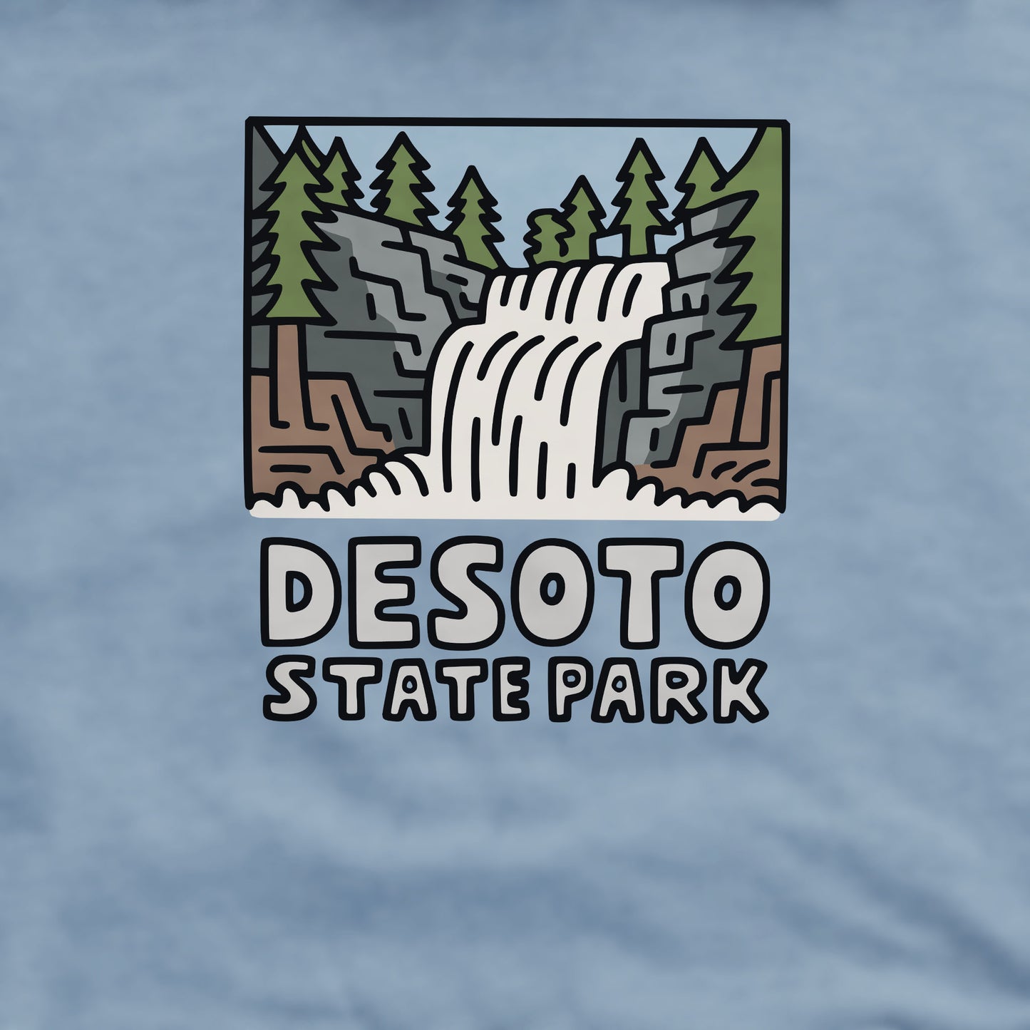 DeSoto State Park Crewneck Sweatshirt Adventure and Outdoors Themed Sweatshirt