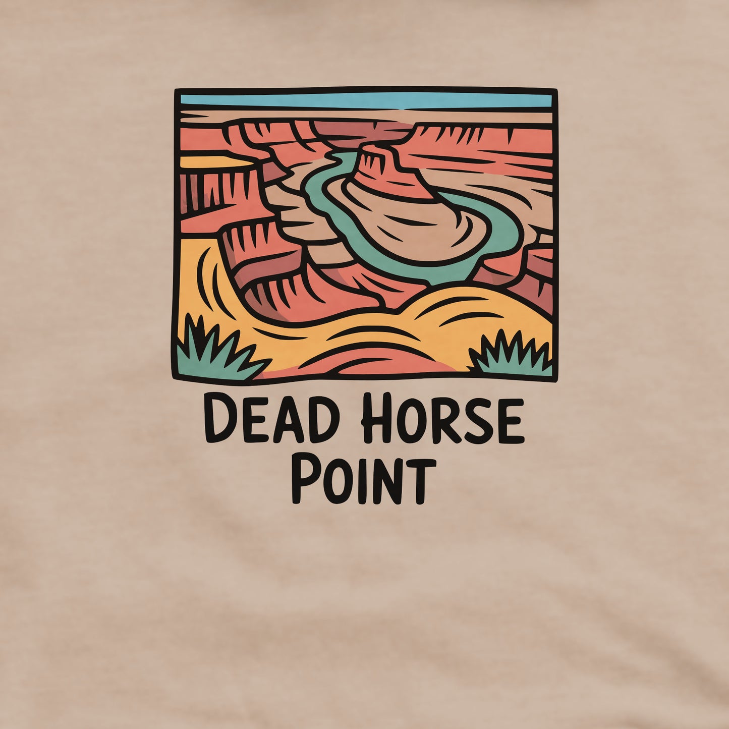 Dead Horse Point State Park Crewneck Sweatshirt Adventure and Outdoors Themed Sweatshirt