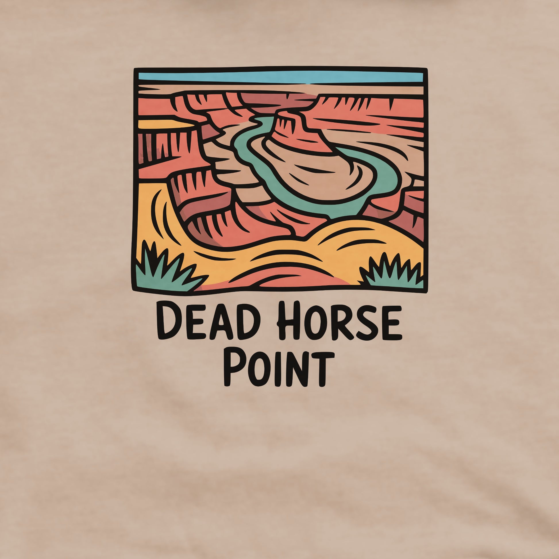 Dead Horse Point State Park Crewneck Sweatshirt Adventure and Outdoors Themed Sweatshirt