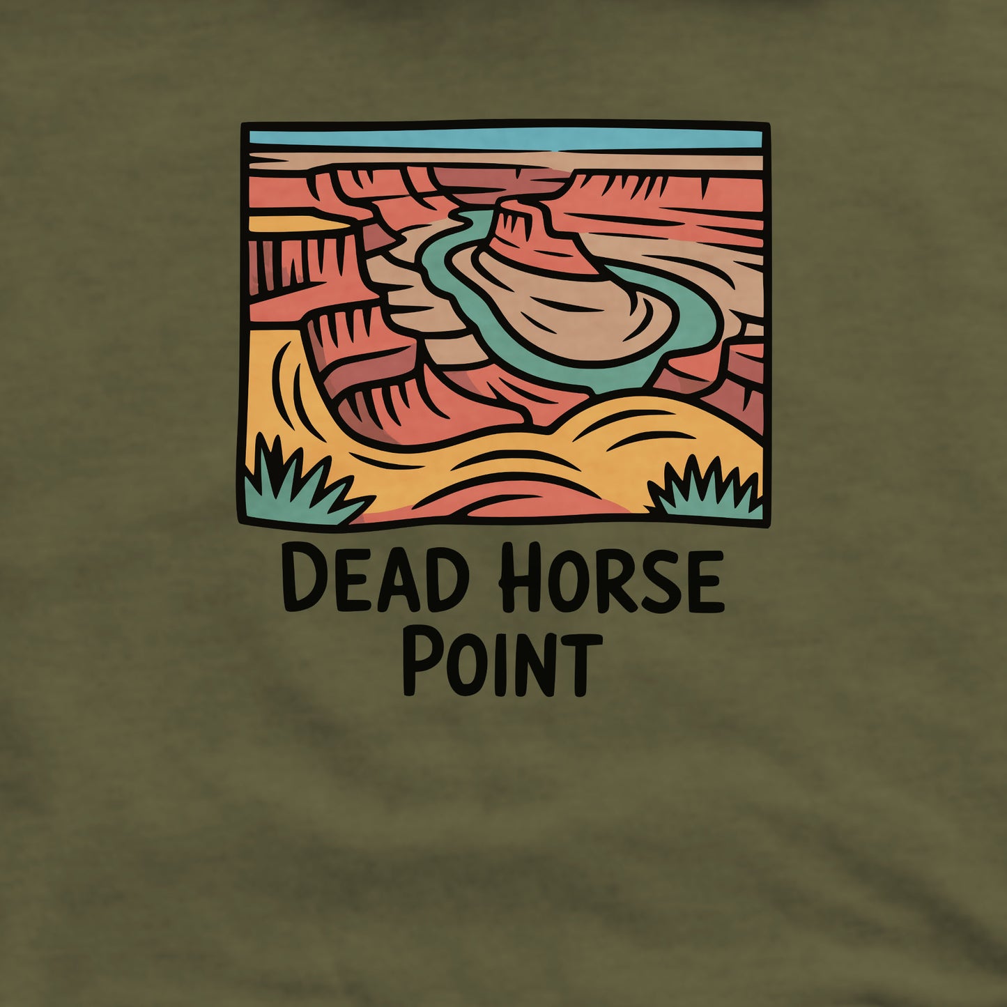 Dead Horse Point State Park Crewneck Sweatshirt Adventure and Outdoors Themed Sweatshirt