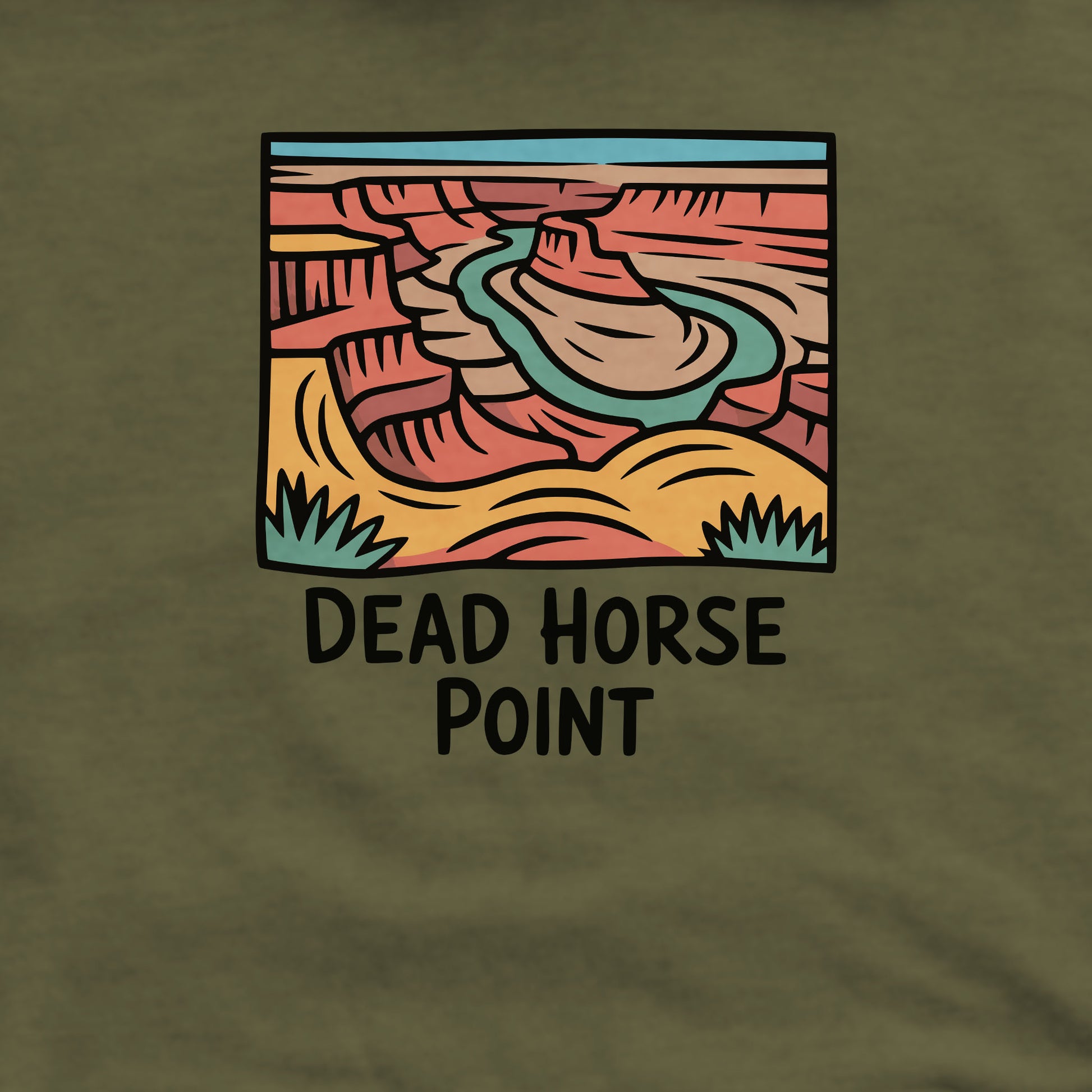 Dead Horse Point State Park Crewneck Sweatshirt Adventure and Outdoors Themed Sweatshirt