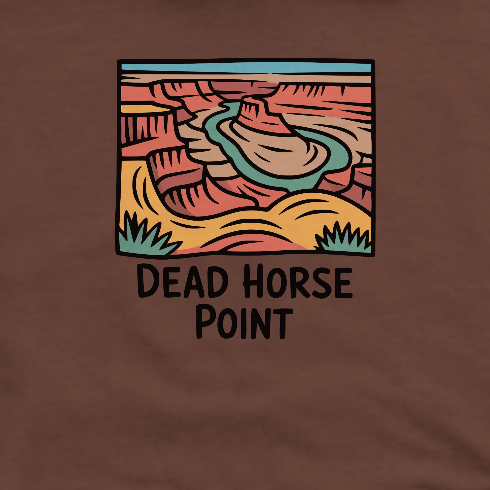 Dead Horse Point State Park Crewneck Sweatshirt Adventure and Outdoors Themed Sweatshirt