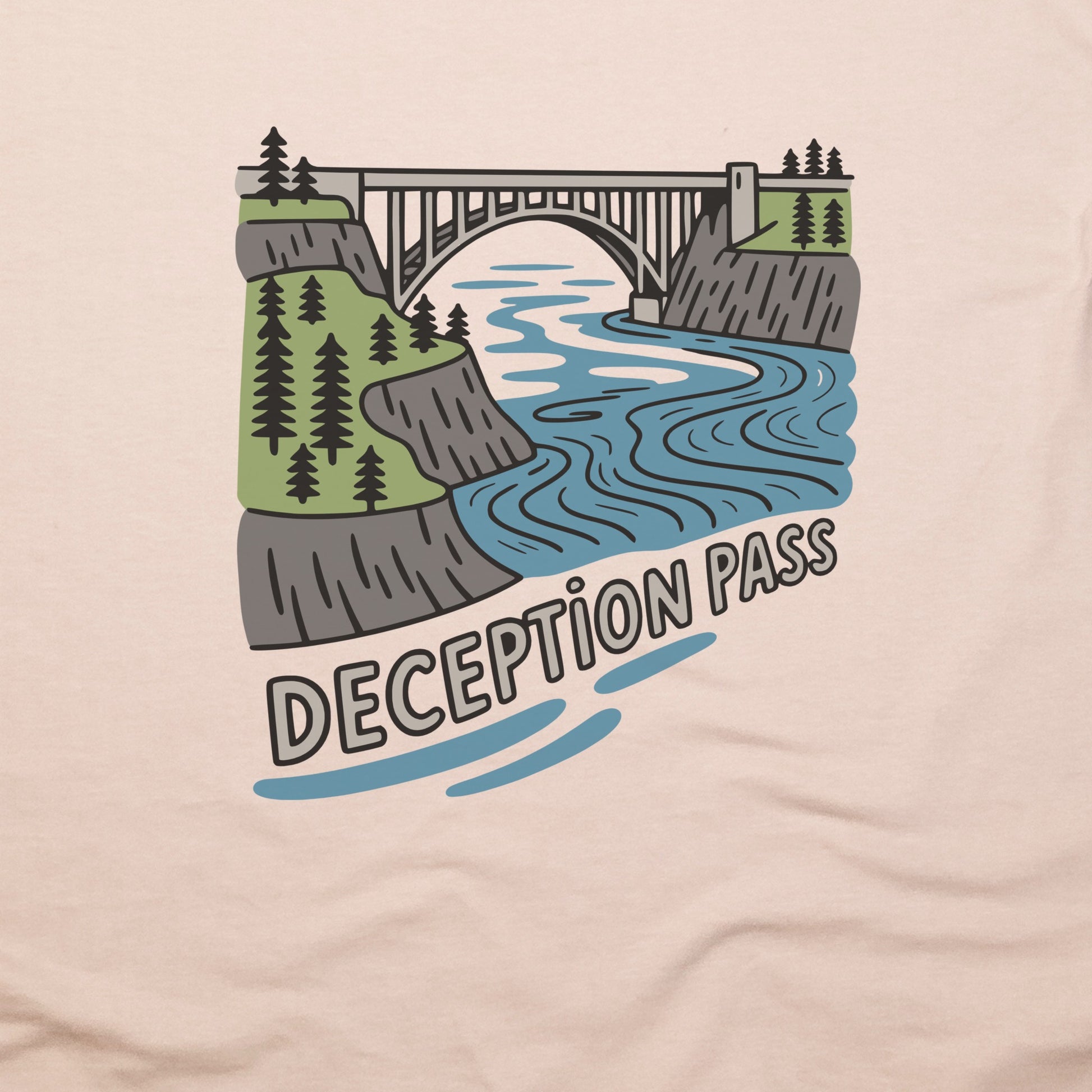 Deception Pass State Park T-Shirt Adventure and Outdoors Themed T-Shirt