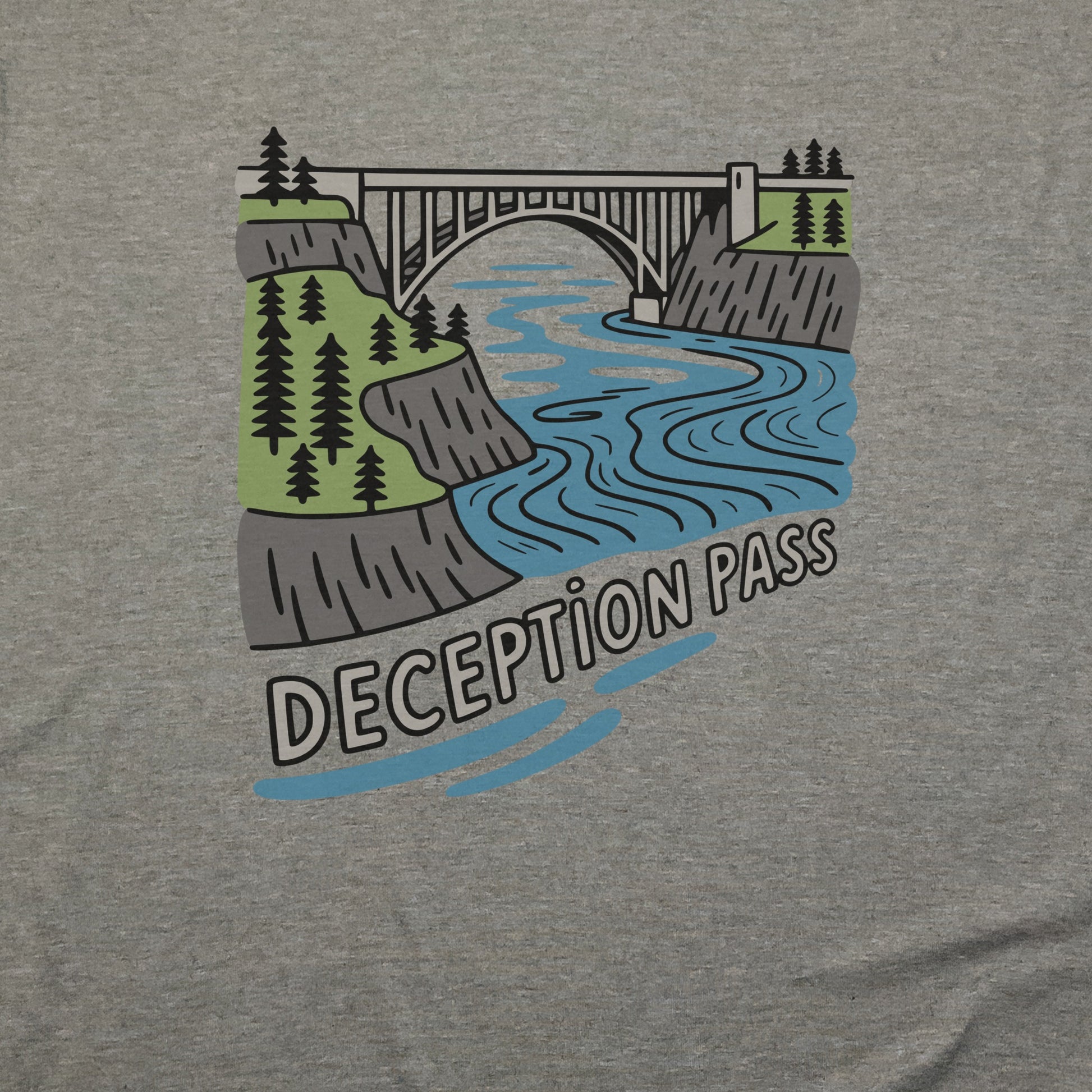 Deception Pass State Park T-Shirt Adventure and Outdoors Themed T-Shirt