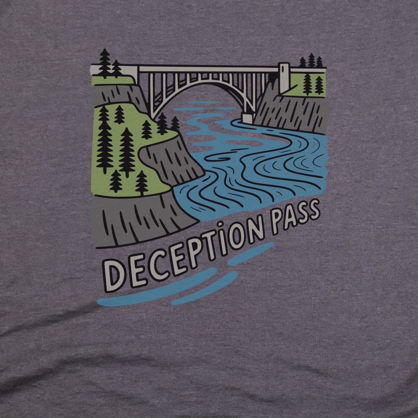 Deception Pass State Park T-Shirt Adventure and Outdoors Themed T-Shirt