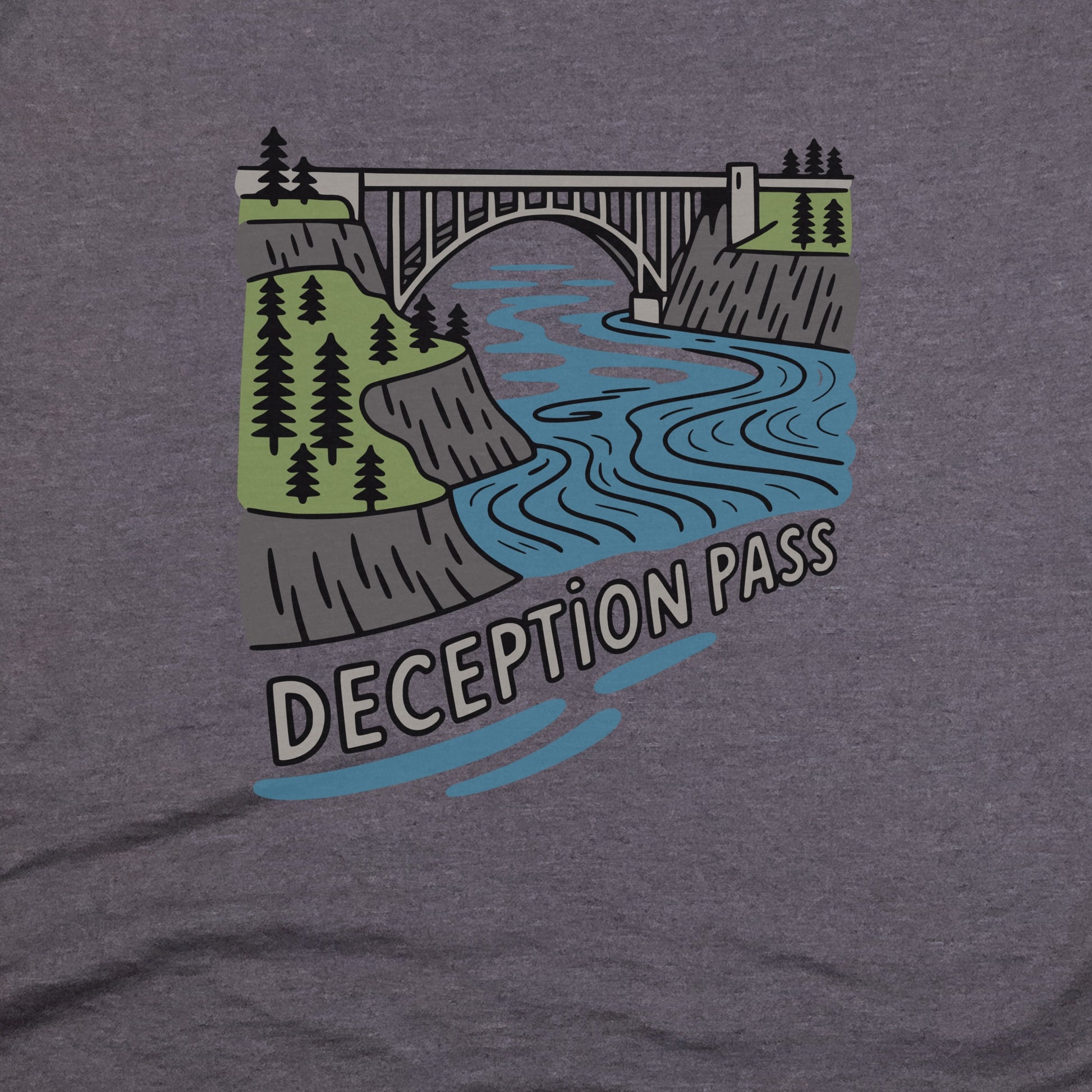Deception Pass State Park T-Shirt Adventure and Outdoors Themed T-Shirt