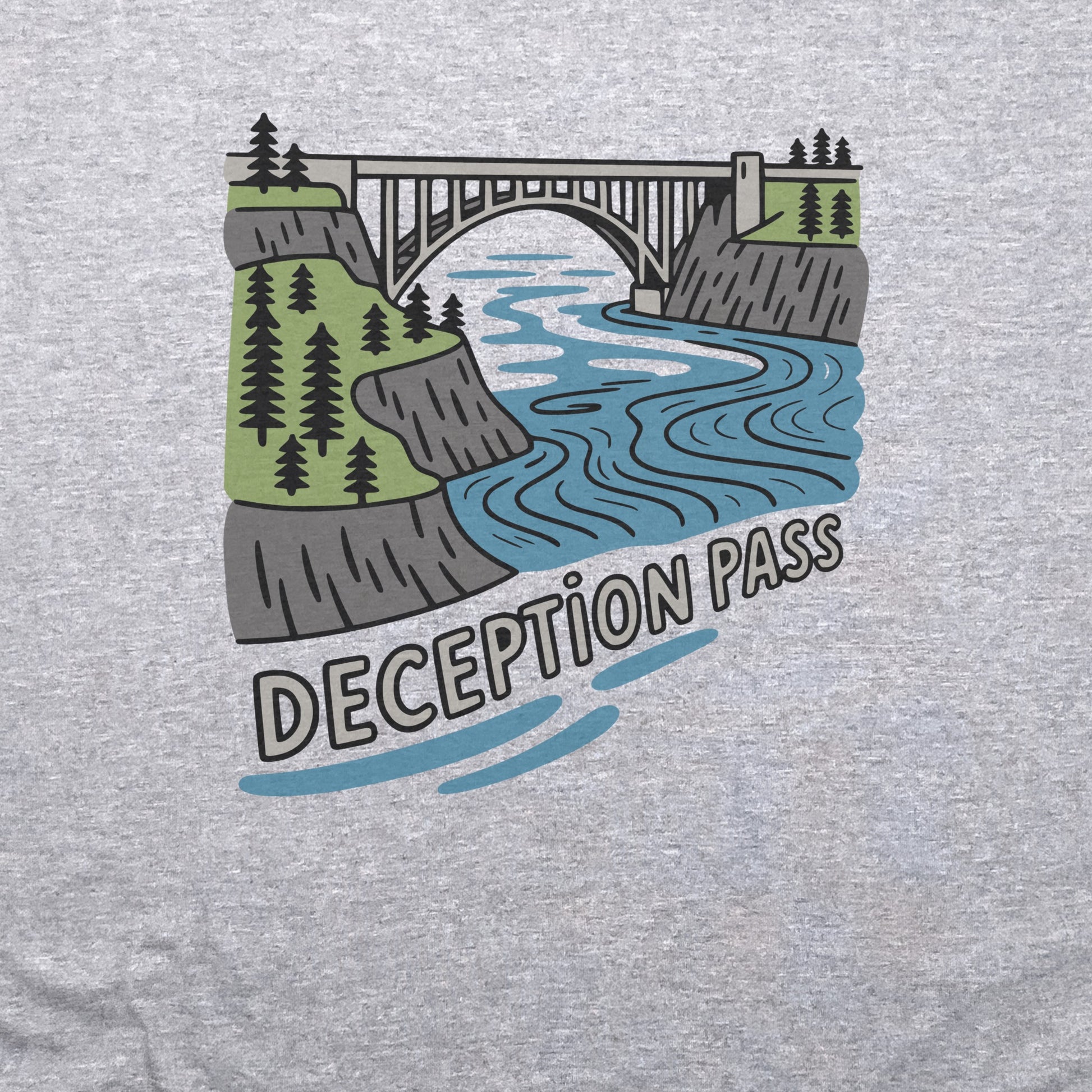 Deception Pass State Park T-Shirt Adventure and Outdoors Themed T-Shirt