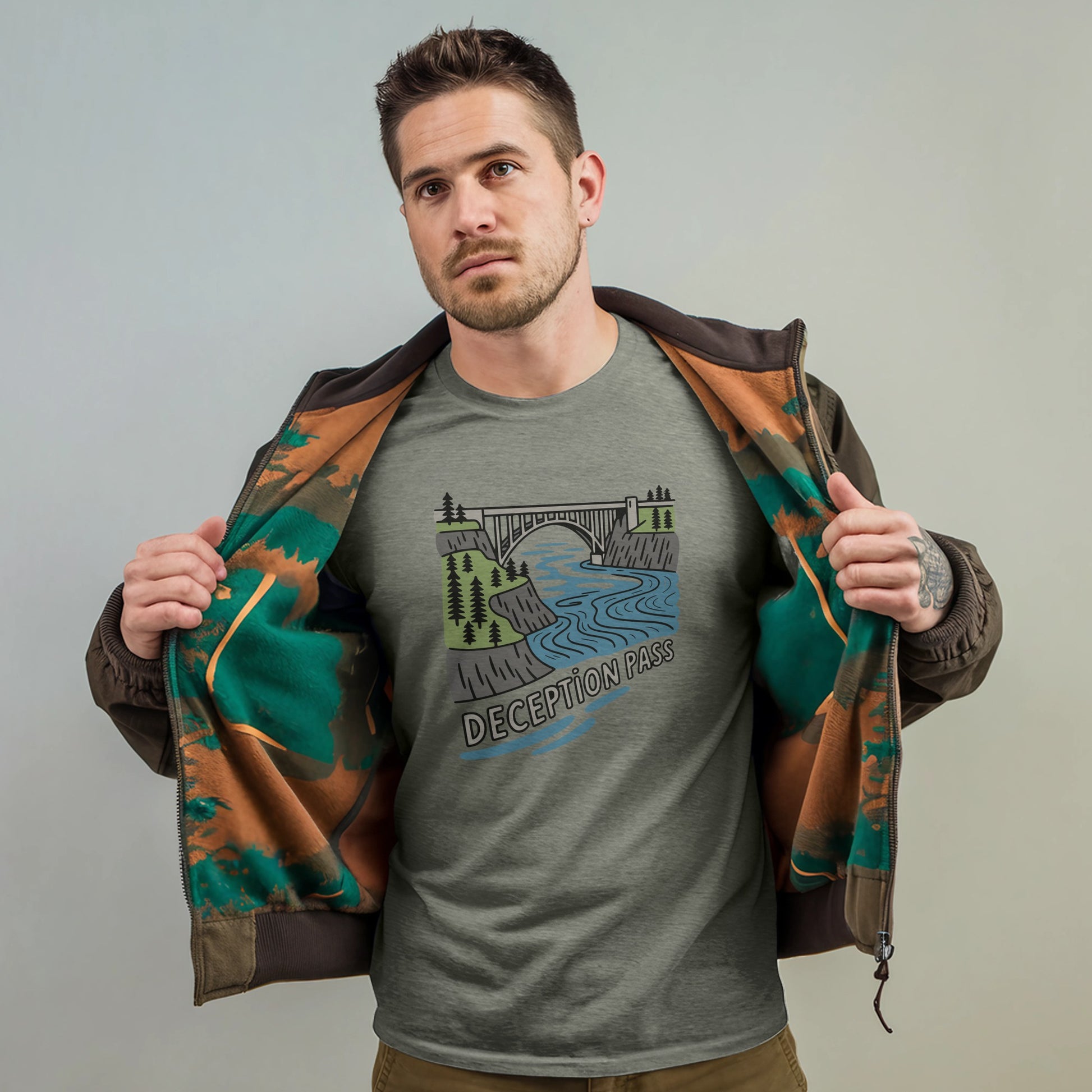 Deception Pass State Park T-Shirt Adventure and Outdoors Themed T-Shirt