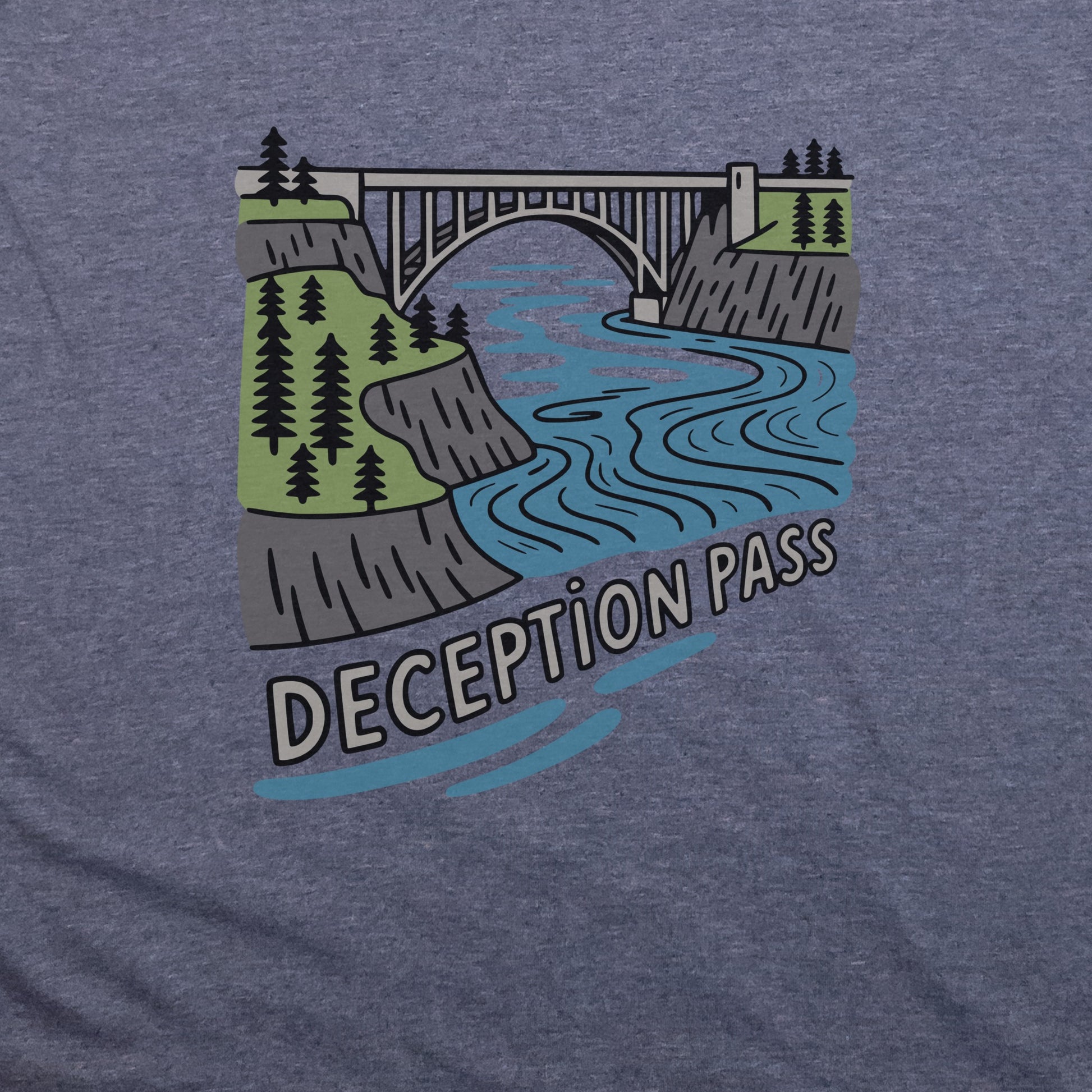 Deception Pass State Park T-Shirt Adventure and Outdoors Themed T-Shirt