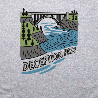 Deception Pass State Park Crewneck Sweatshirt Adventure and Outdoors Themed Sweatshirt