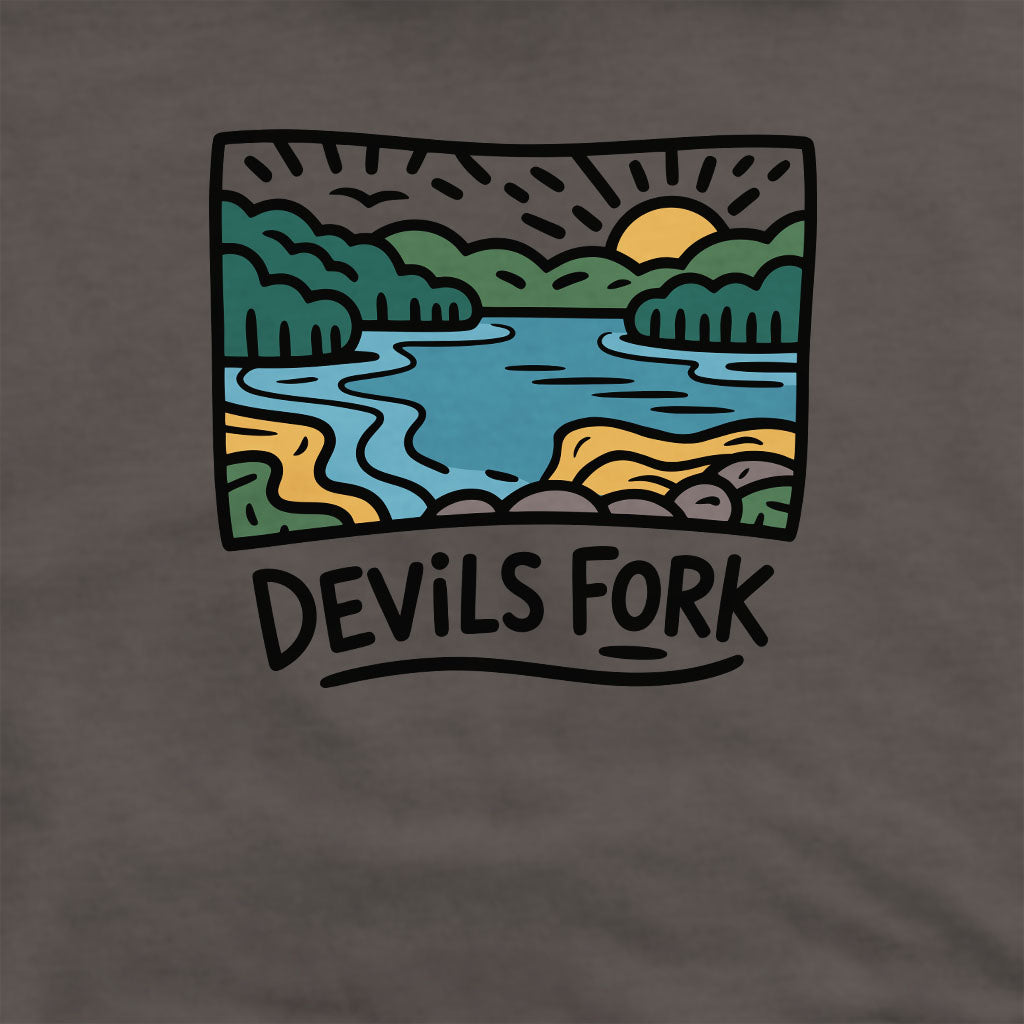 Devil’s Fork State Park Crewneck Sweatshirt Adventure and Outdoors Themed Sweatshirt
