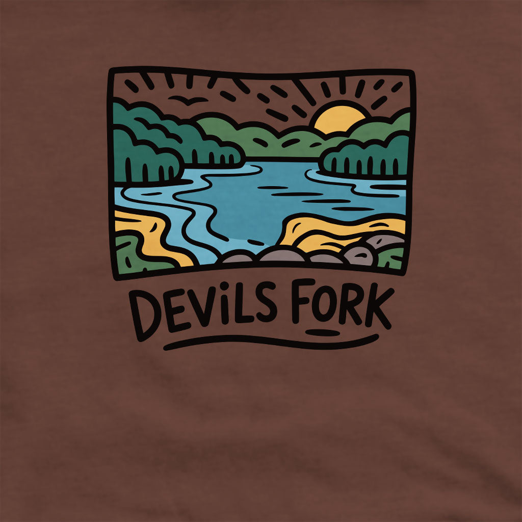 Devil’s Fork State Park Crewneck Sweatshirt Adventure and Outdoors Themed Sweatshirt