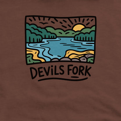 Devil’s Fork State Park Crewneck Sweatshirt Adventure and Outdoors Themed Sweatshirt